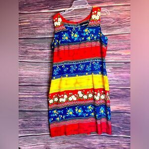 Sag Harbor Multi-Colored Dress. Size 14.